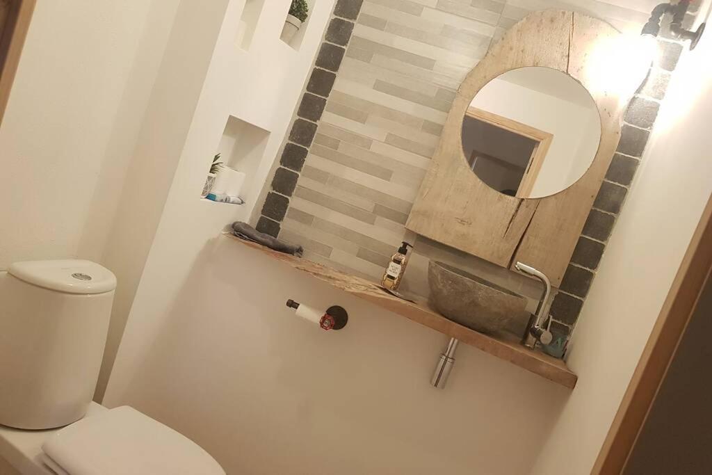 L'Idyllique - Studio Prive Sous Maison Saint-Didier-sur-Beaujeu Экстерьер фото