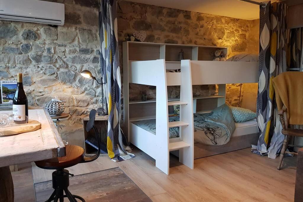 L'Idyllique - Studio Prive Sous Maison Saint-Didier-sur-Beaujeu Экстерьер фото