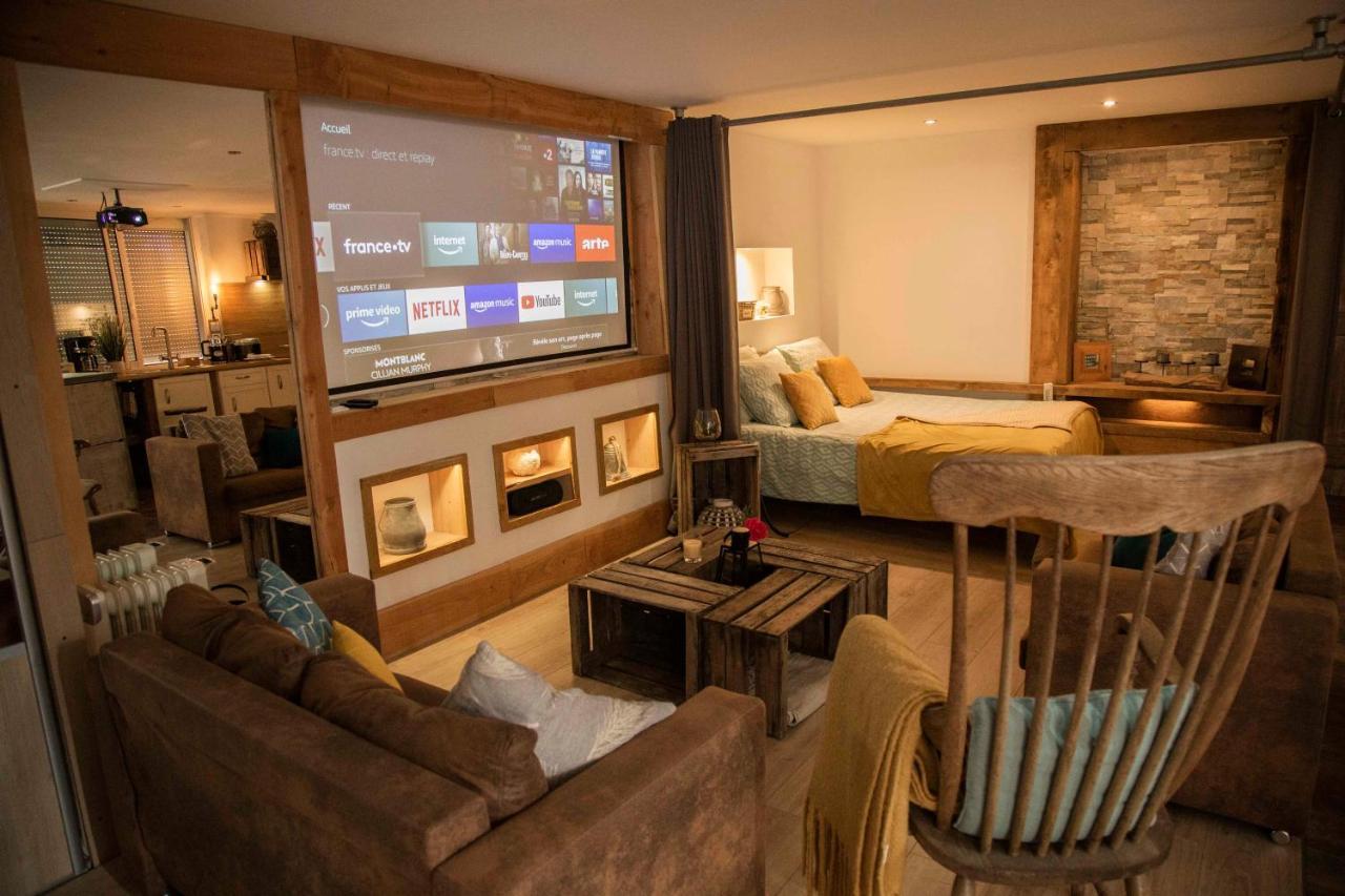 L'Idyllique - Studio Prive Sous Maison Saint-Didier-sur-Beaujeu Экстерьер фото